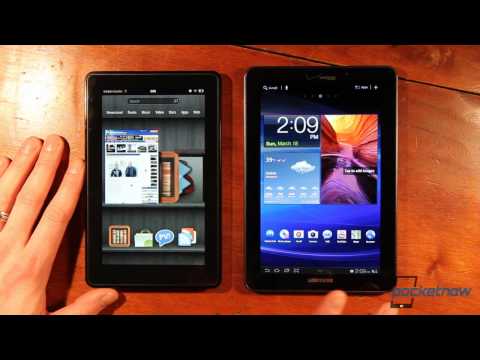 Verizon Samsung Galaxy Tab 7.7 LTE vs Kindle Fire, iPad, Galaxy Tab 10.1