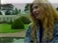 Dave Mustaine imitating Lars Ulrich!