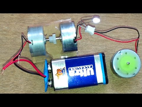 how to turn electric motor into a generator