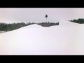 Click here to watch this video Big air snowboard jump + Crash