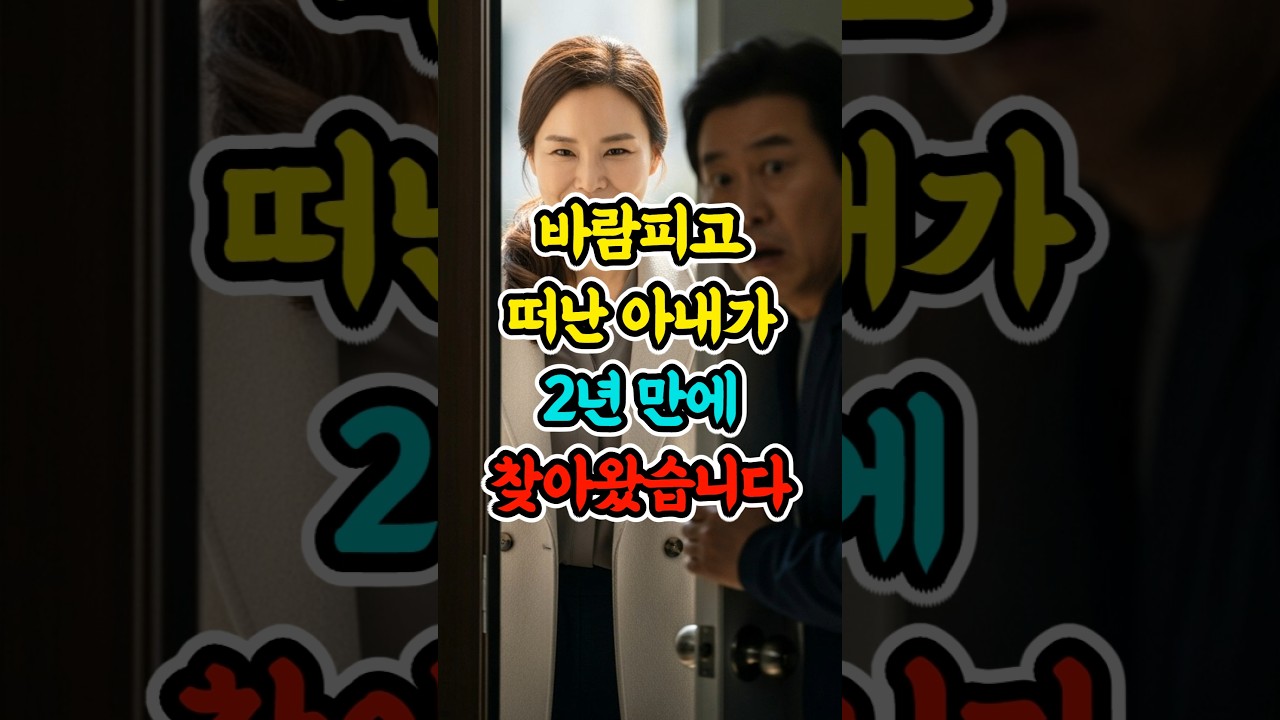바람피고 떠난 아내가 2년만에 다시 찾아왔습니다 #사연 #실화사연 #가족이야기 #시니어스토리 #이혼이야기  #shorts