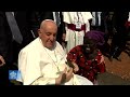 Pope's visit to Africa- The Pope arrives in South Sudan