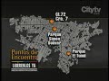 Puntos de partida de la marcha en Bogotá
