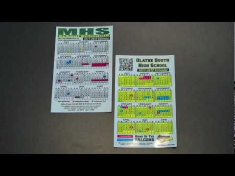 School Calendar Magnets
