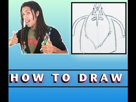 how to draw ice king