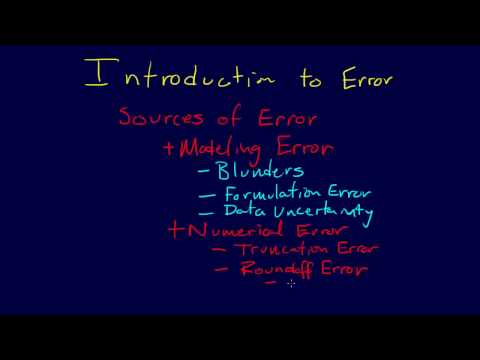 how to perform error analysis