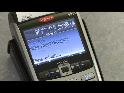 how to turn off ingenico iwl220