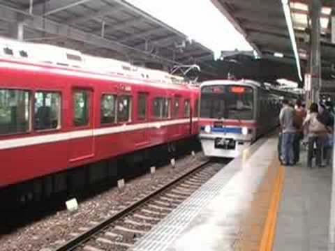 京成3700形3708編成到着