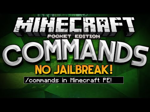 how to commands in minecraft pe