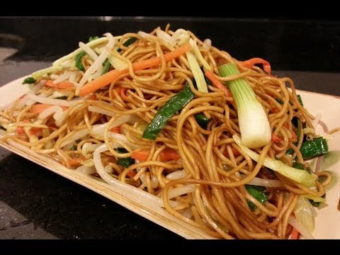 (HD) RECIPE: Vegetarian Chow Mein 素豉油王炒麵