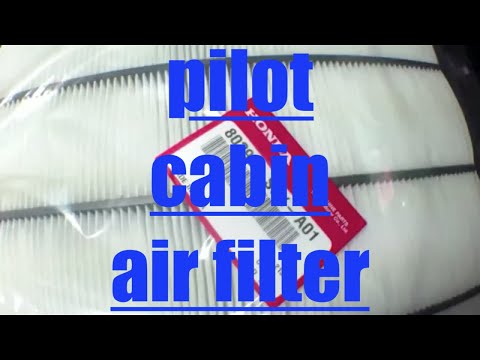 DIY How to replace install cabin air filter 2004 Honda Pilot