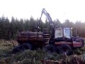 Working on soft ground near Glenluce in South West Scotland