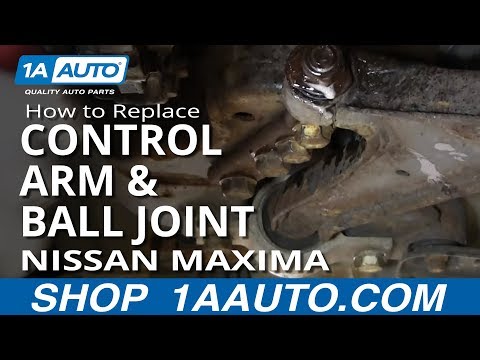 How To Install Replace Rusted Control Arm and Ball Joint 2000-04 Nissan Maxima