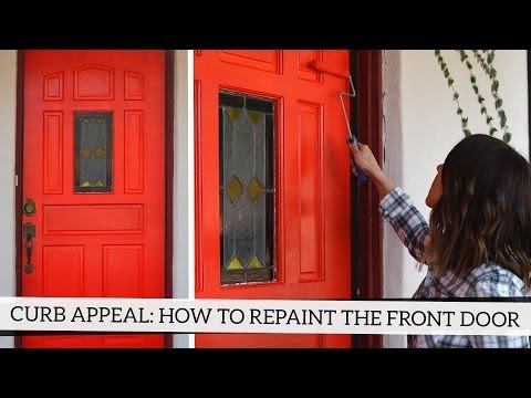 how to paint an exterior door