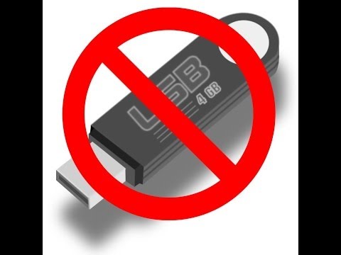 how to disable a usb port in windows 7