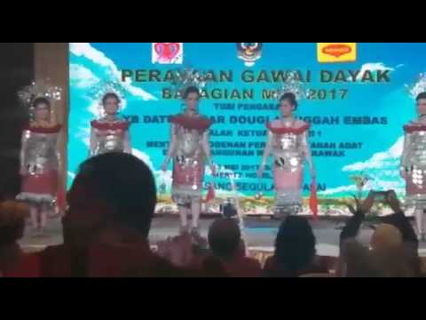 KUMANG GAWAI DAYAK BAHAGIAN MIRI 2017 PART 2