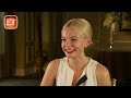 'gatsby' star carey mulligan on kissing dicaprio.