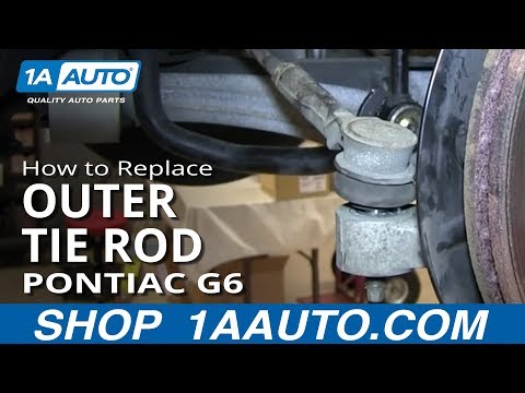 How To Install Replace Front Steering Outer Tie Rod Pontiac G6 Saturn Aura
