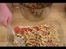 How to Make Pepperoni Ziti for a Diabetic : How to Spoon the Ziti into the Dish