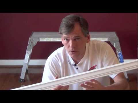 how to fasten pvc crown molding