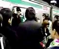 Rush hour train in Tokyo,Japan (JR Saikyo Line)