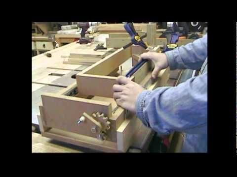 Woodworking - We make a micro-adjustable, multi-feature box joint machine that just might kill the dovetail forever! And then Stumpy tell the farmers where to stick it! Th...