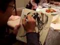 結婚式で似顔絵を・・・