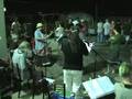 Hazel Hill at a windy dance on Jerusalem rooftop