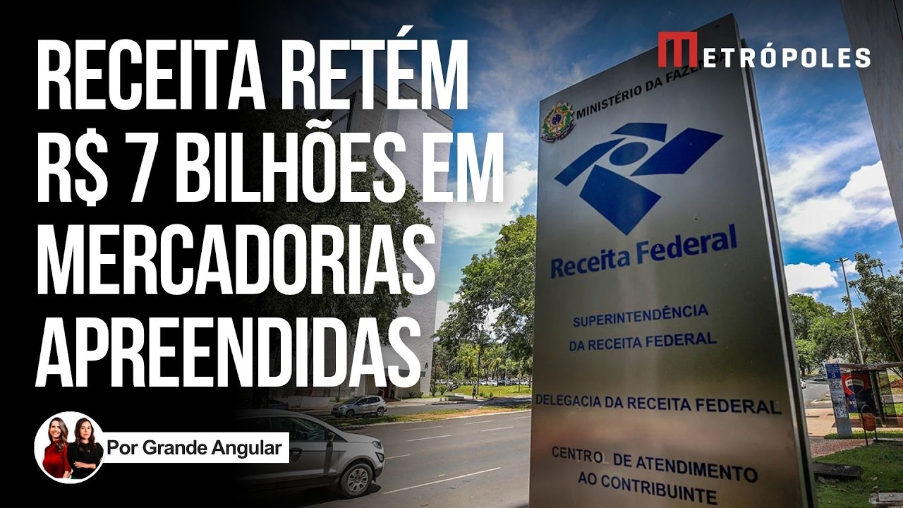 Receita mantém R$ 7 bilhões em mercadorias apreendidas