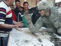 Army soldier embarrasses Iraqi in arm-wrestling