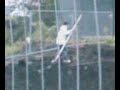 does he fall?