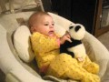 Hannah and her Panda.