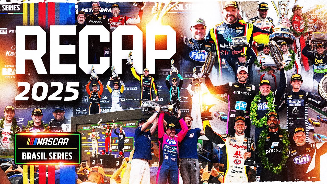 Velocidade, emoção e grandes histórias.Temporada 2025 da NASCAR Brasil em um só recap. 🏁