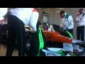 Scot Paul di Resta drives 2012 Sahara Force India F1 car at Silverstone