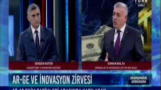 HABERTÜRK TV - EKONOMİDE GÖRÜNÜM - MİMAR VE MÜHENDİSLER GRUBU GENEL BAŞKANI OSMAN BALTA