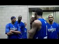 Backstage Before NBA All Star Practice