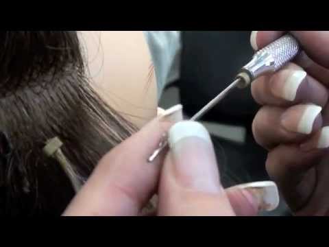 how to attach micro bead hair extensions