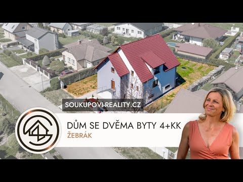 Video Prostorný rodinný dům se dvěma byty 4+kk – Žebrák okr. Beroun