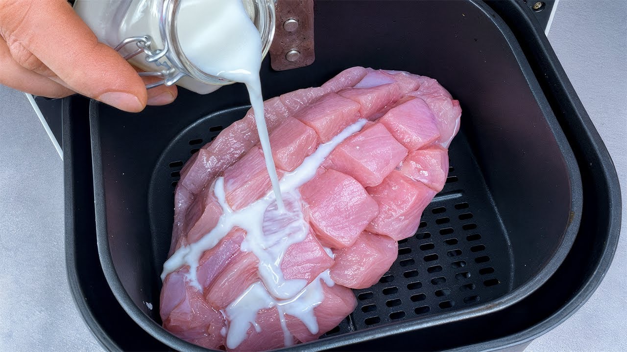 Quick & Easy Dinner in the Air Fryer! It's So Delicious That I Cook It Almost Every Day!