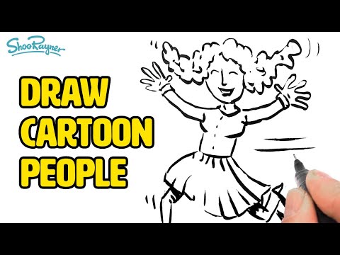 how to draw cartoon people