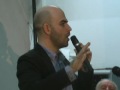 Roberto Saviano riceve un riconoscimento all'Accademia di Brera per l'impegno contro la camorra