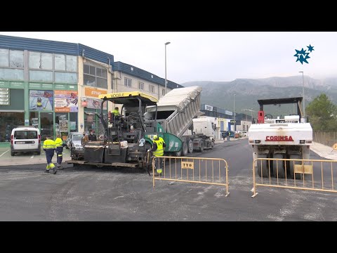 Las obras del Polígono Industrial de La Nucía finalizan esta semana