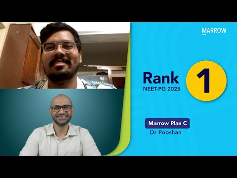 Rank 1 in NEET PG 2025, Dr Pooshan (Plan C) - "Reviewing GTs helped me break the GT score plateau”