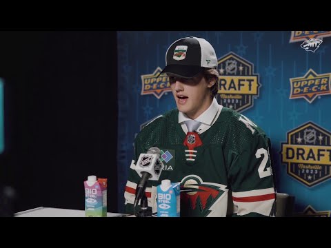 WATCH: Wild pick Stramel on being drafted by hometown team
