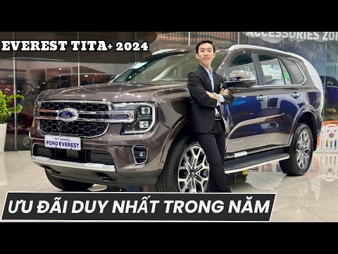 FORD EVEREST TITANIUM+ 4X4 2024 ƯU ĐÃI DUY NHẤT TRONG NĂM| MÀU NÂU QUÁ HẤP DẪN