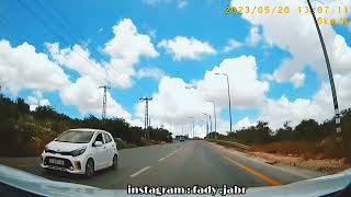 الطريق من وادي قانا حتى قرية الفندق قضاء قلقيلية