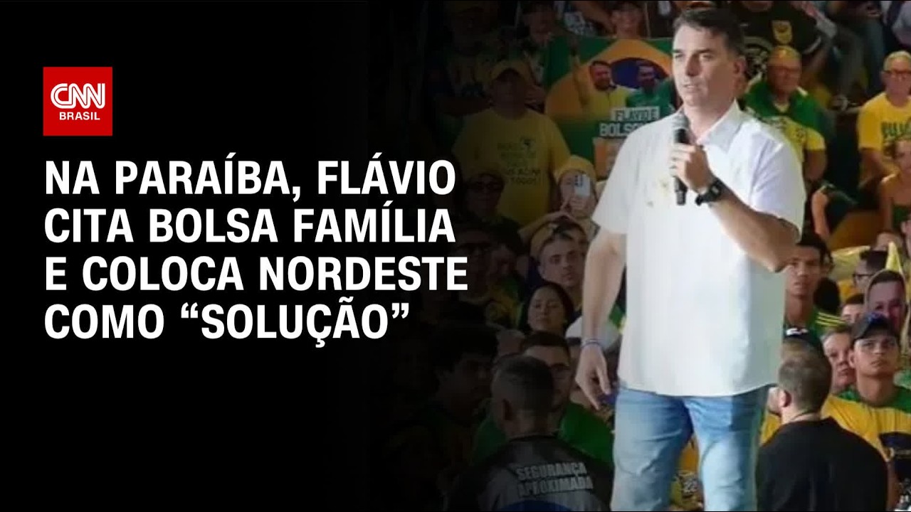 Flávio defende Bolsa Família de olho no eleitor de Lula | LIVE CNN