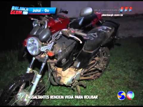 JATAÍ | Assaltantes invadem pátio da SMT e roubam moto