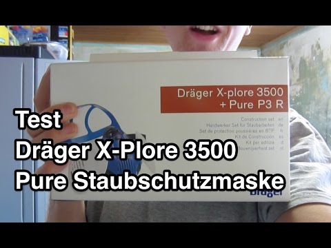 Test Dräger X-Plore 3500 Pure Staubschutzmaske | Atemschutz Halbmaske | Atemschutz Test