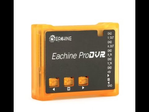 Eachine ProDVR Pro DVR Mini Video Audio Recorder unboxing and review (from banggood.com)